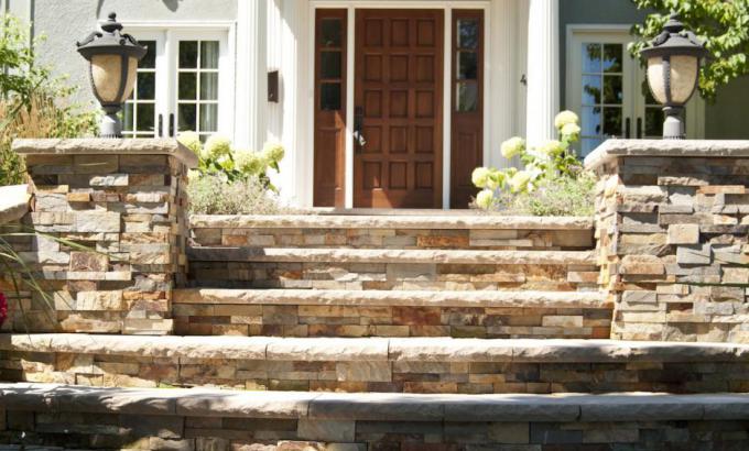 Natural Stone Entryway