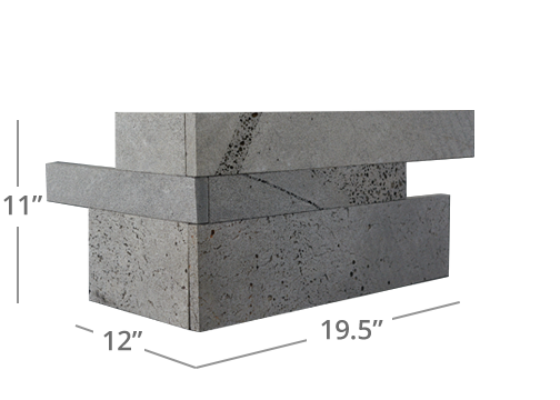 Norstone's Large Format Planc Wall Cladding Corner Diagram