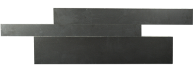 Ebony Planc™ Large Format Field Tile in Arrow Format